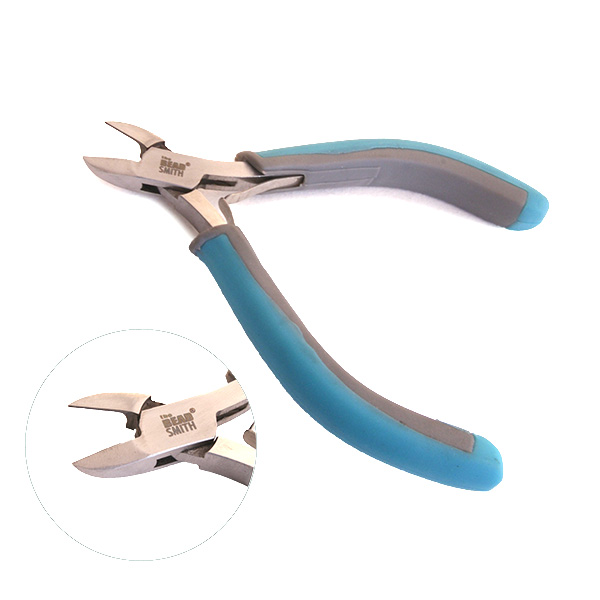 Pince Coupante avec ressort manche bleu 120mm