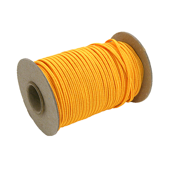 Bob 25m Soutache Viscose 3mm Jaune Tournesol (P25010067)